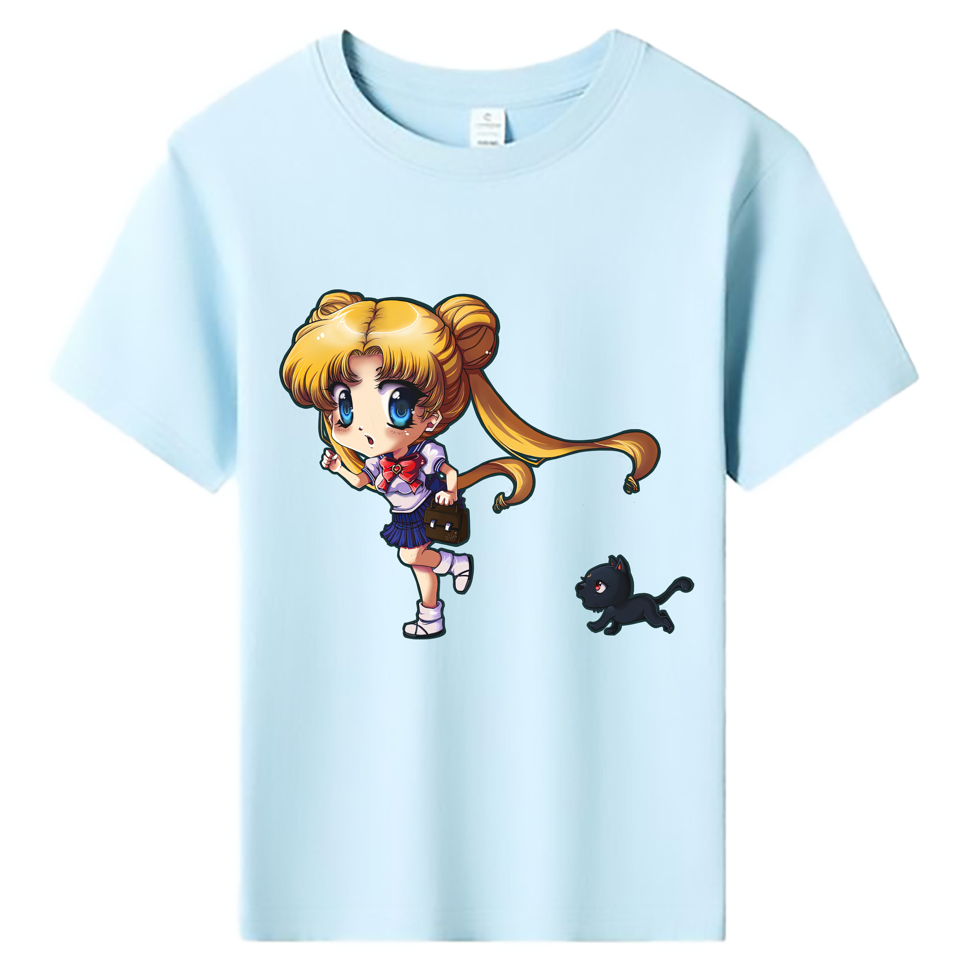 （画像用） 美少女戦士セーラームーン 愛野 美奈子 あいの みなこ Sailor Moon Aino Minako 綿100％キッズTシャツ（フロントプリント）